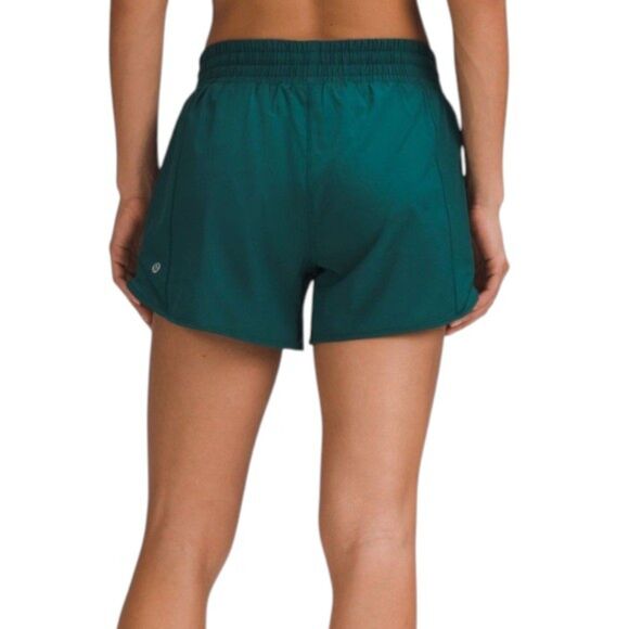 Lululemon Hotty Hot High-Rise Lined Short 4" Storm Teal - Picture 8 of 8